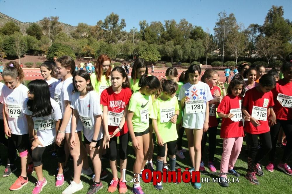 Final Cross Escolar de Lorca. Alevín femenino