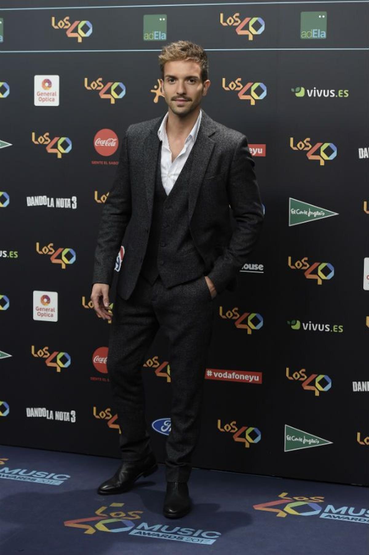 Pablo Alborán en Los 40 Music Awards 2017
