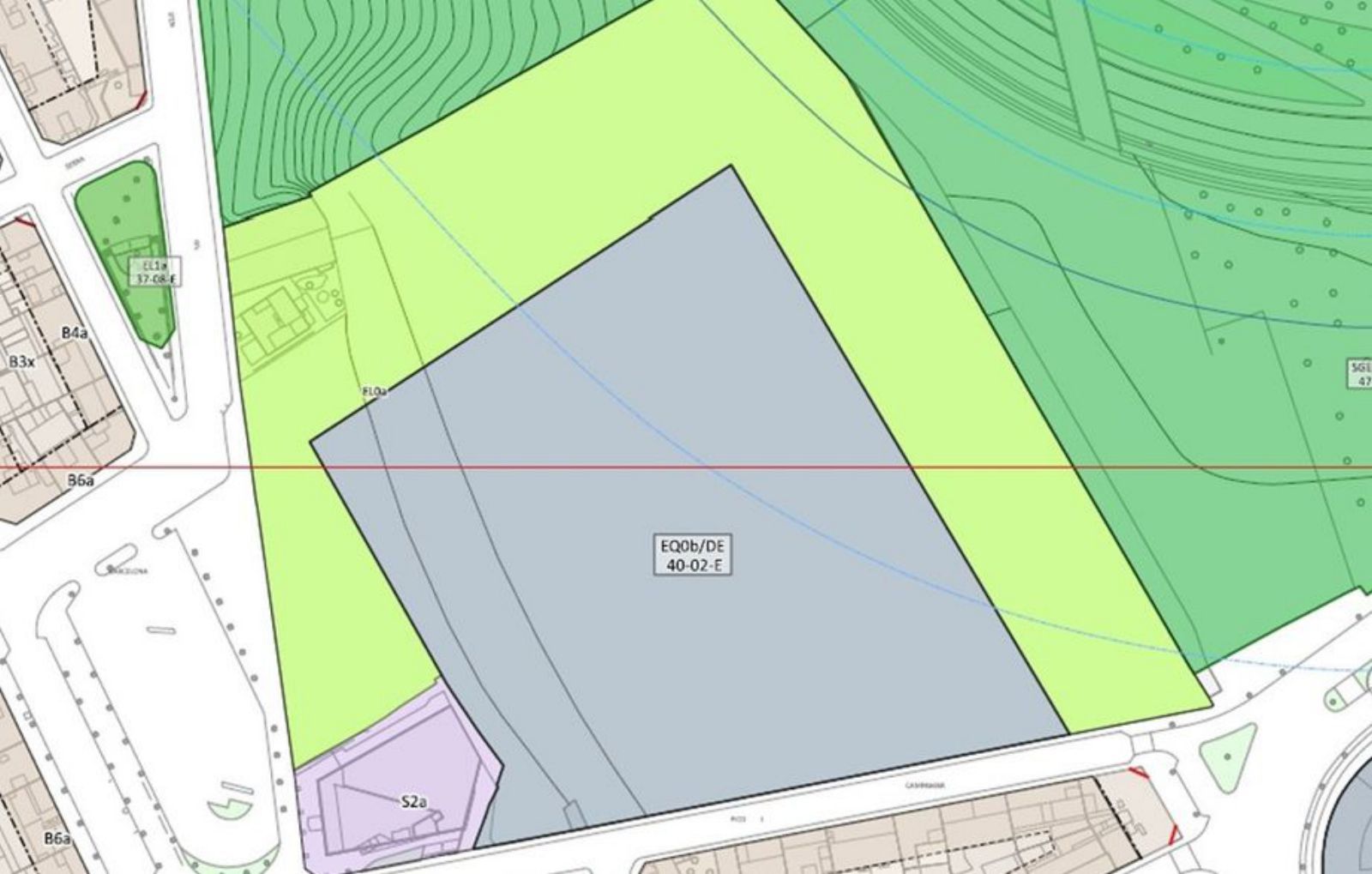 El Lluís Sitjar se rodea de una franja de zona verde. | AJUNTAMENT