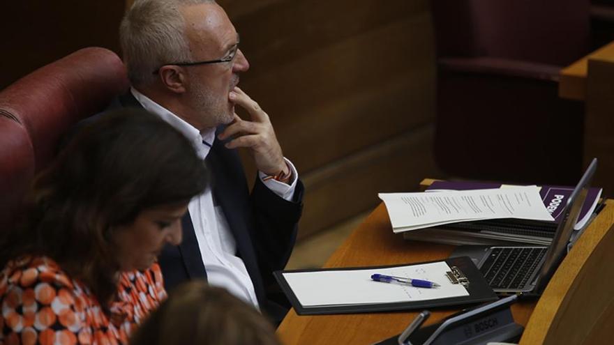 Antonio Montiel, durante el debate.