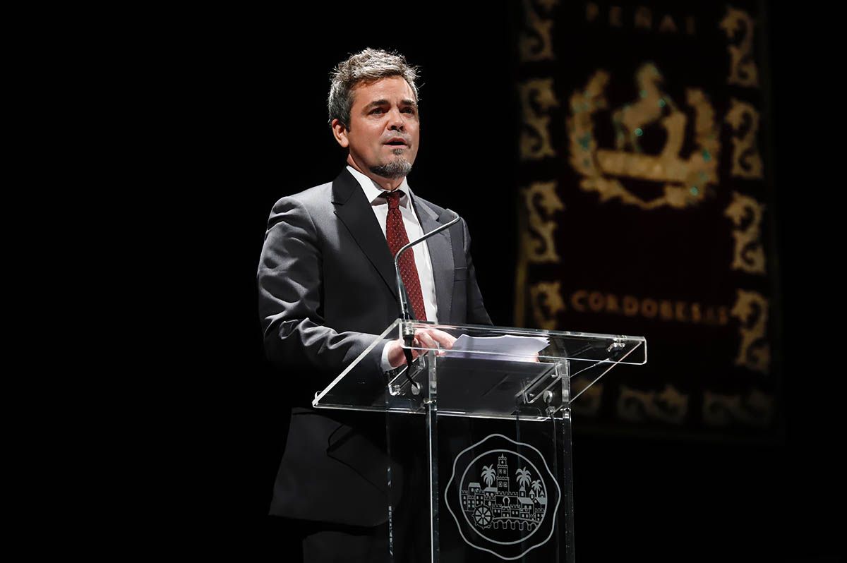 José María Bellido pregonero de las peñas cordobesas en San Rafael
