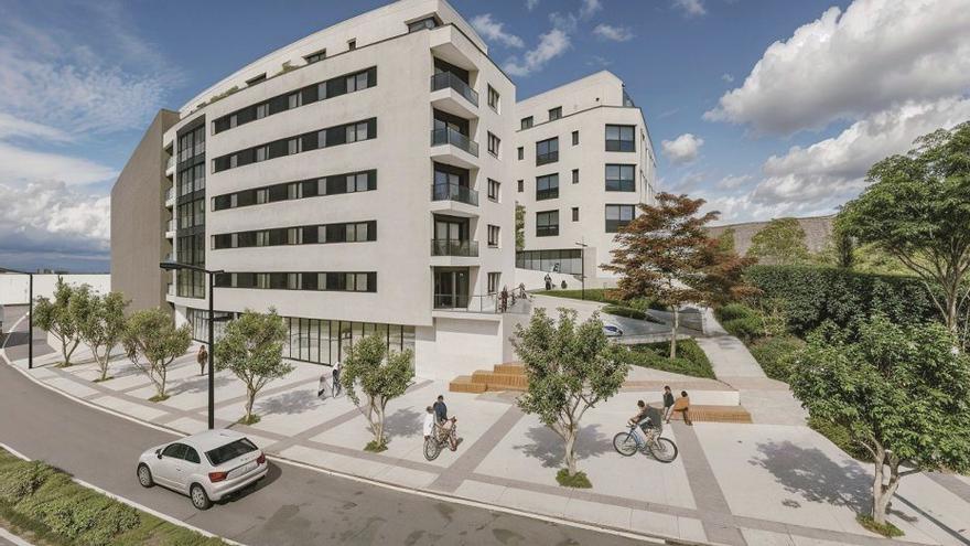 Los 60 pisos protegidos de Porriño, en el aire por dudas sobre el terreno