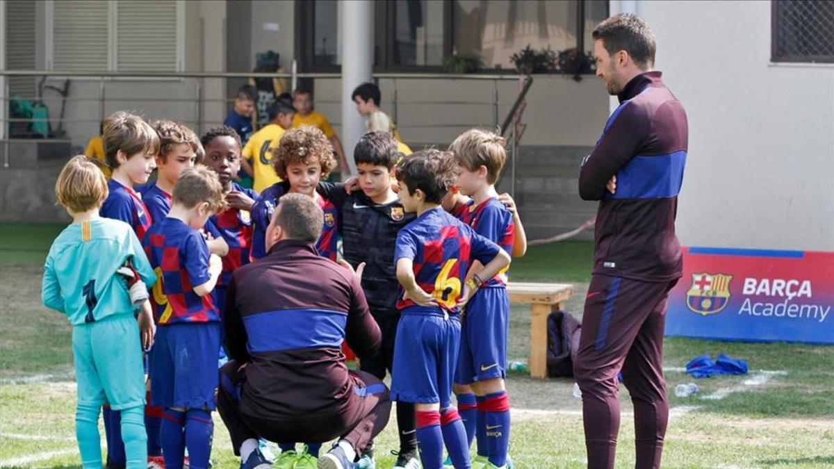 El FC Barcelona consolidó su presencia en Oriente Medio con una nueva escuela de la Barça Academy