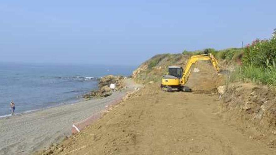 Imagen de la playa del Cristo.