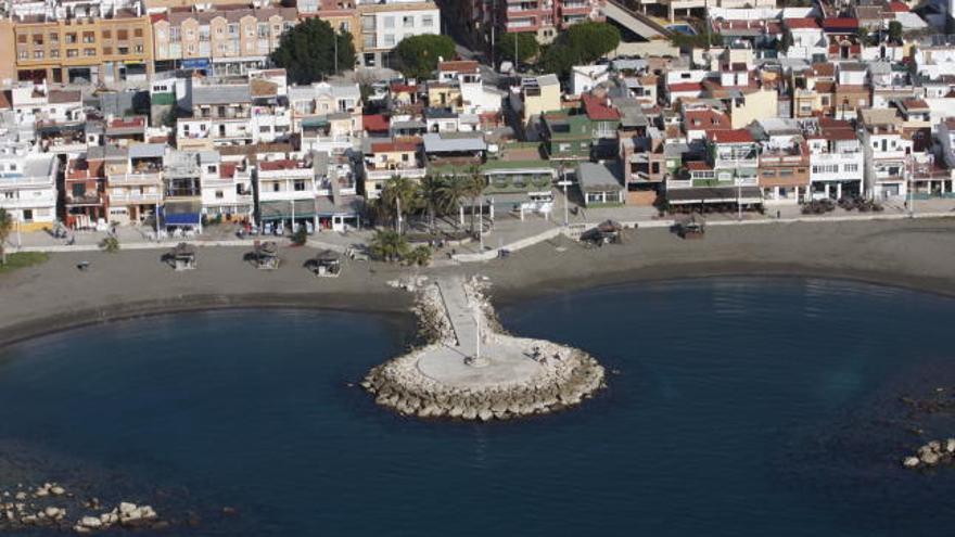 Imagen aérea de las casas de Pedregalejo