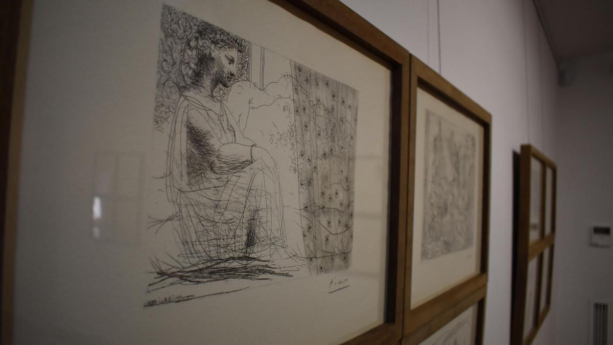 Obras de Picasso que atesoura o Museo do Gravado.