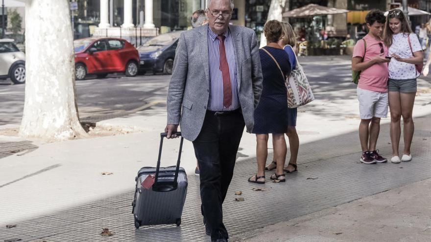 Ralph Schürmann, als Zeuge vor Gericht auf Mallorca am Montag (18.9.).