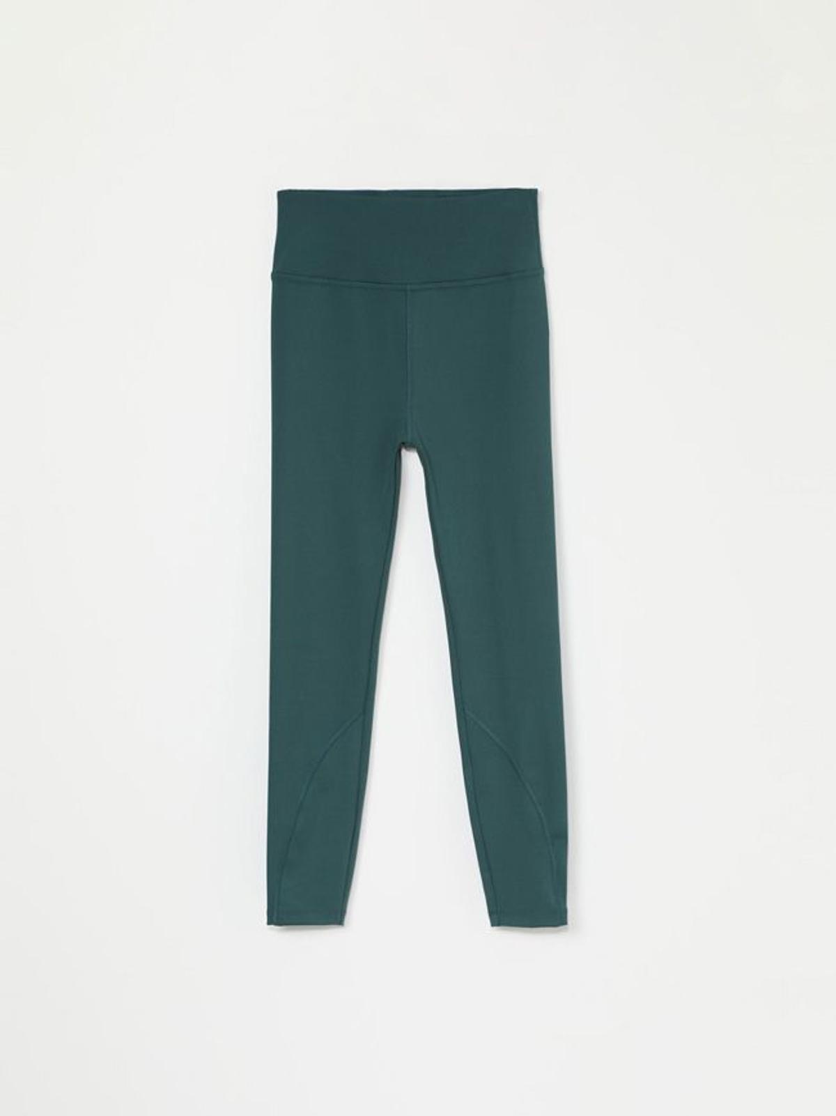 Legging deportivo básico verde, de Lefties