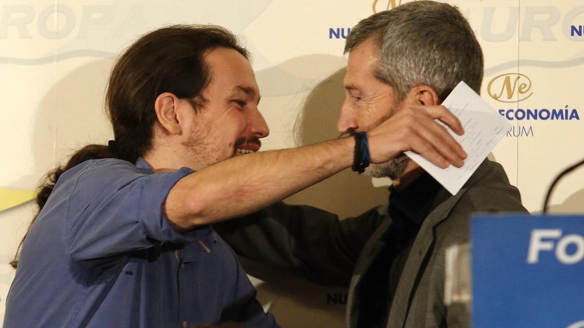 Julio Rodríguez y Pablo Iglesias