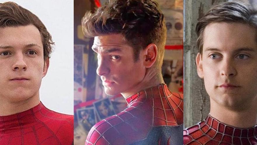 Tom Holland, Andrew Garfield i Tobey Maguire, els Spider-Man del cinema