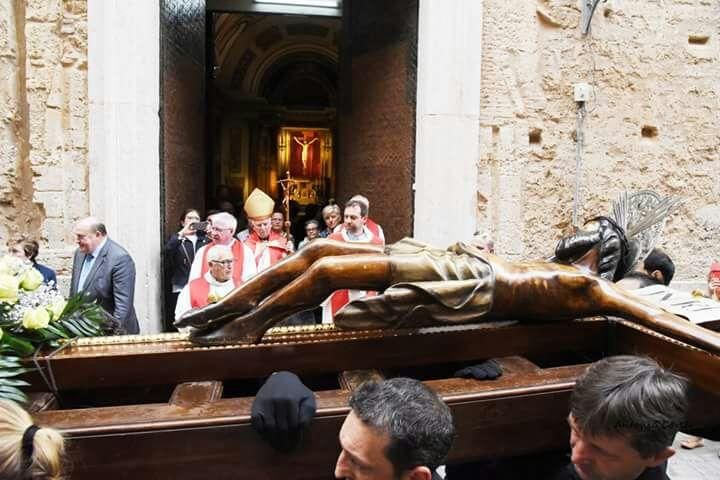 El Cristo del Grao visita la Basílica