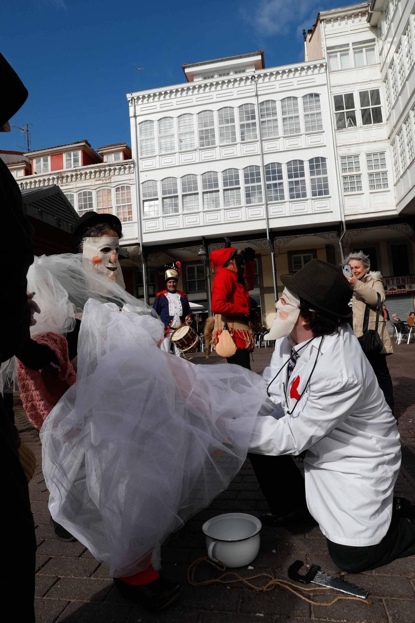 EN IMÁGENES: El Antroxu tradicional en Avilés