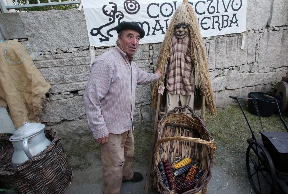 Cientos de vecinos de acercan al entorno del molino de Regueira para disfrutar de una jornada tradicional