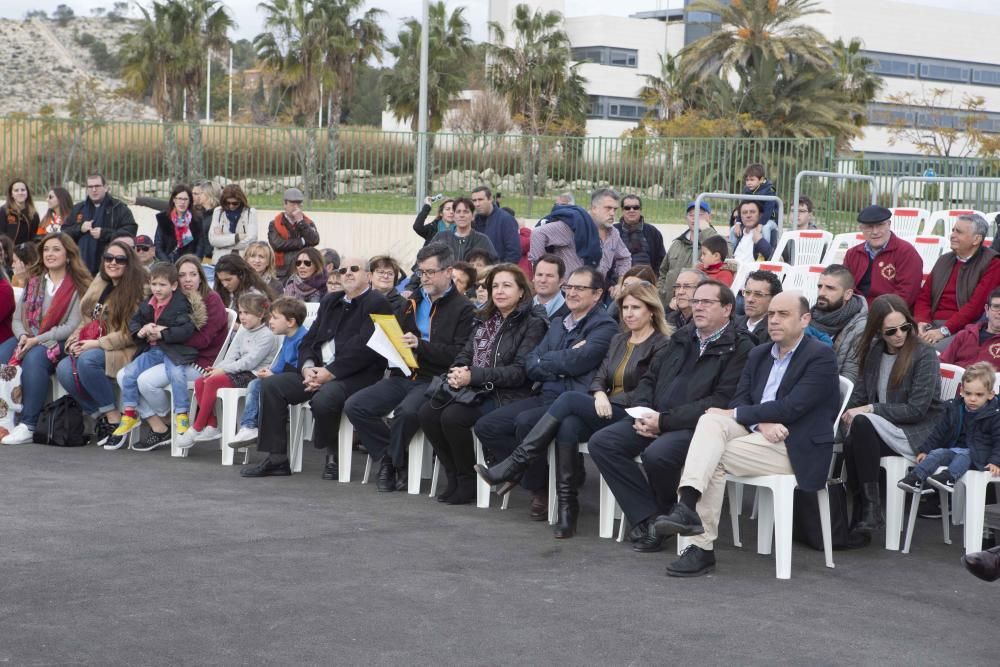 Inauguración del nuevo campo de fútbol del colegio Salesianos