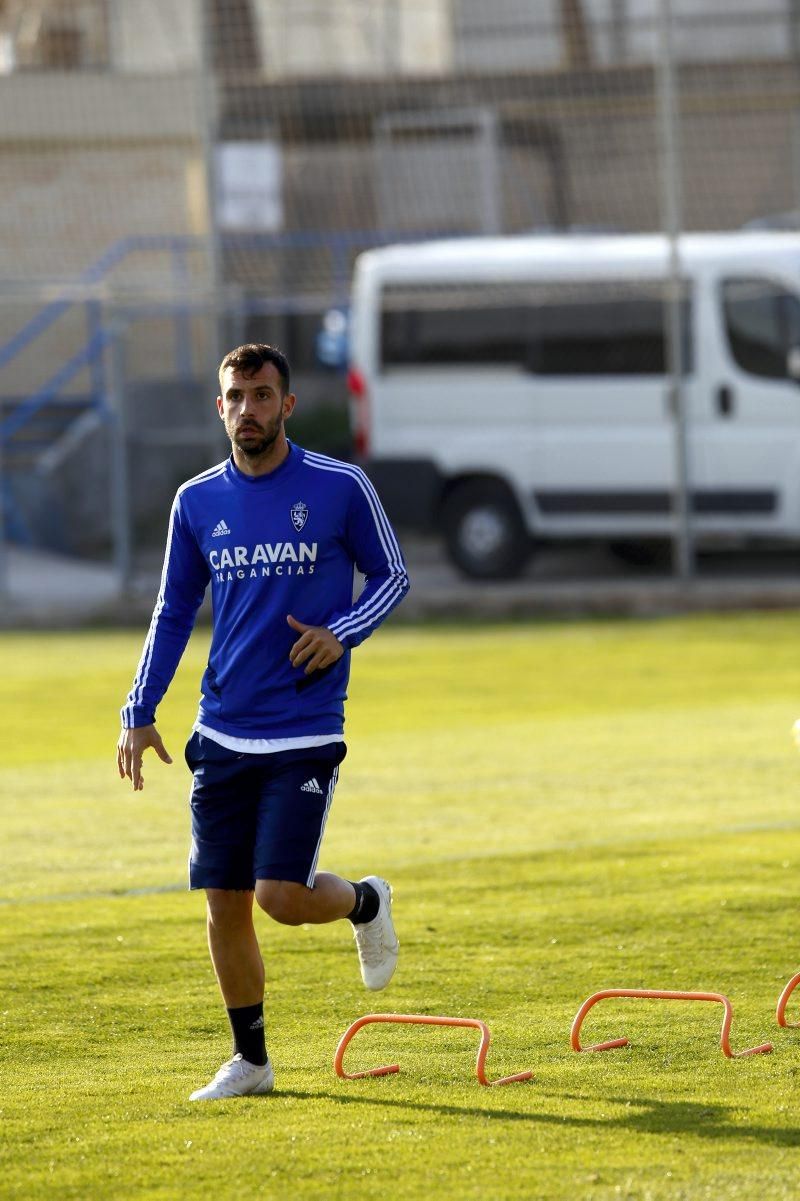 Entrenamiento del Real Zaragoza, 25 de febrero