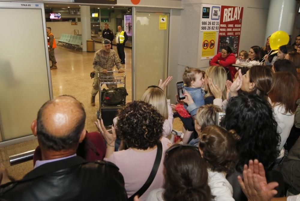 La primera rotación con unos 120 militares de la Brilat procedente de Malí llega a Vigo