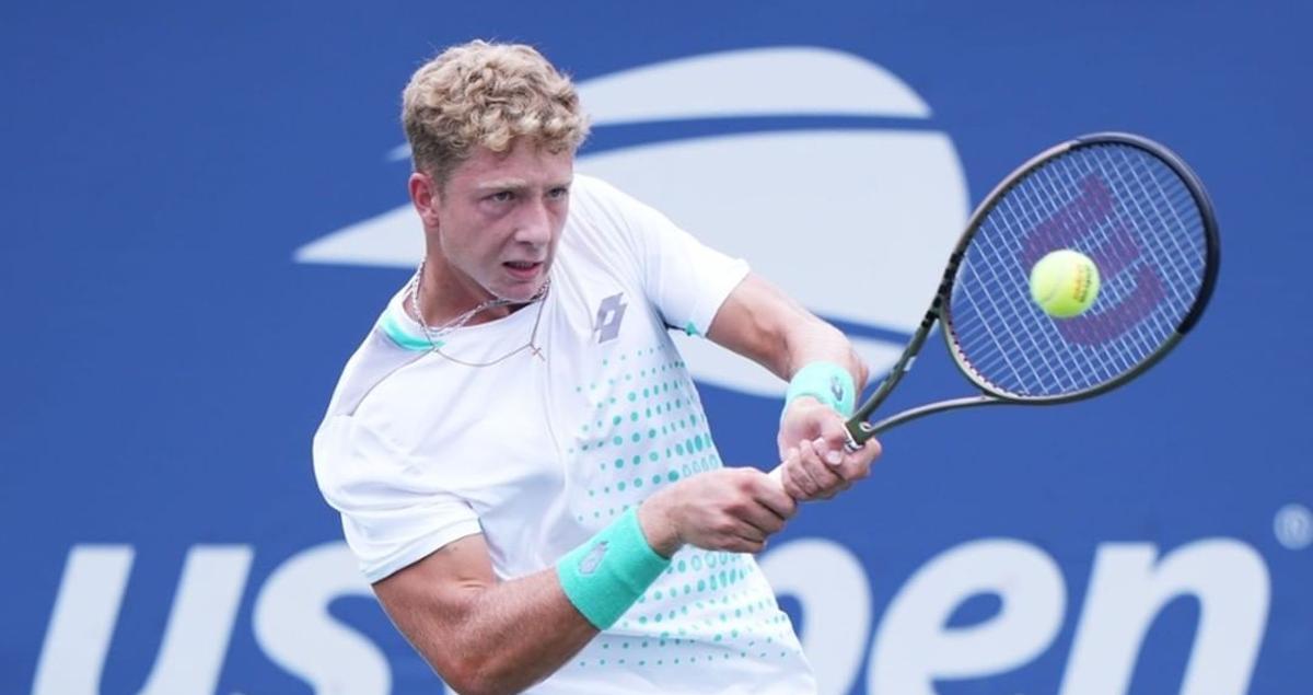 Martín Landaluce durante un encuentro del US Open