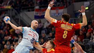 Joan Cañellas, durante un partido del pasado Europeo