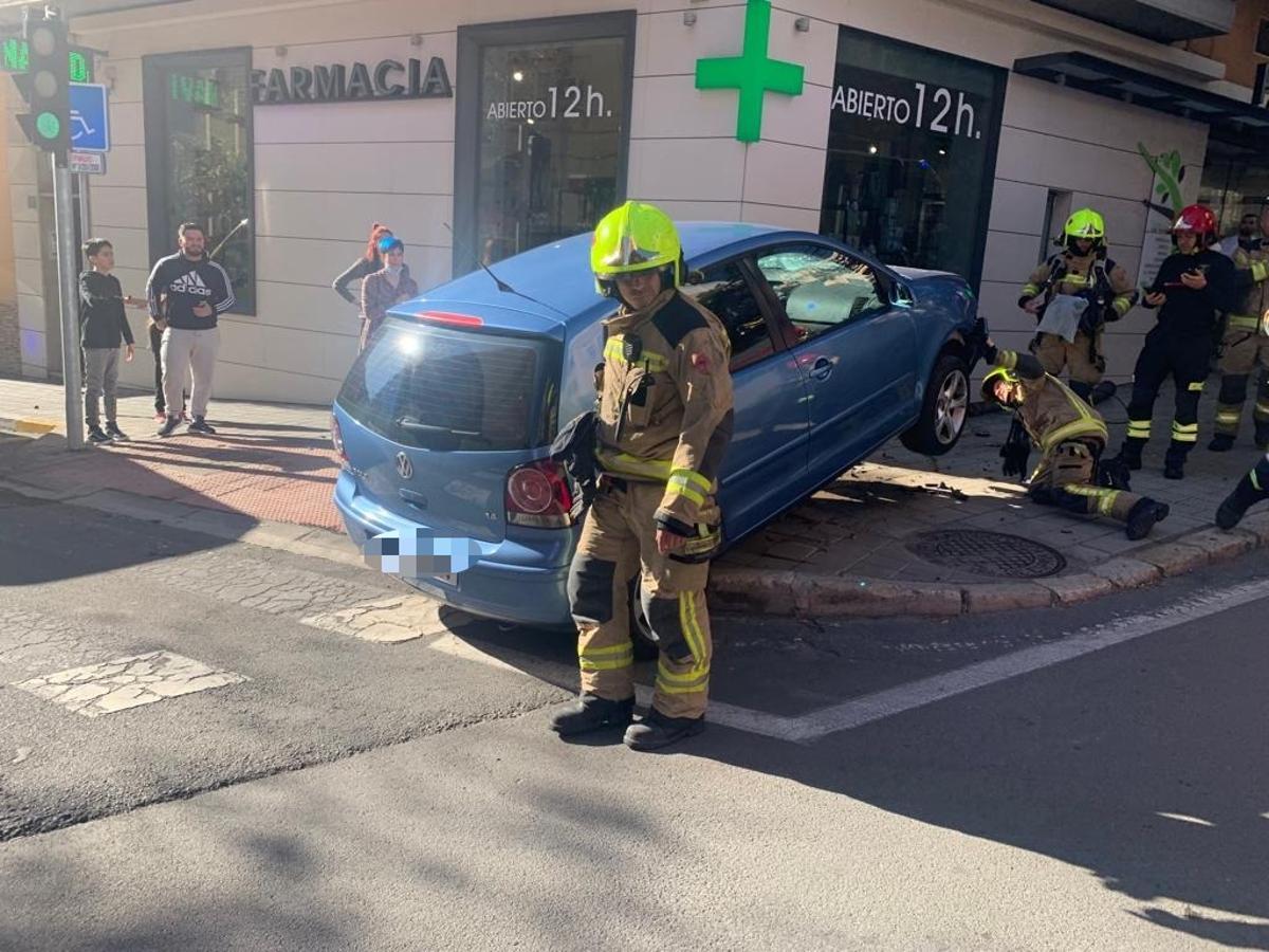 Imagen del accidente ocurrido en Alicante.