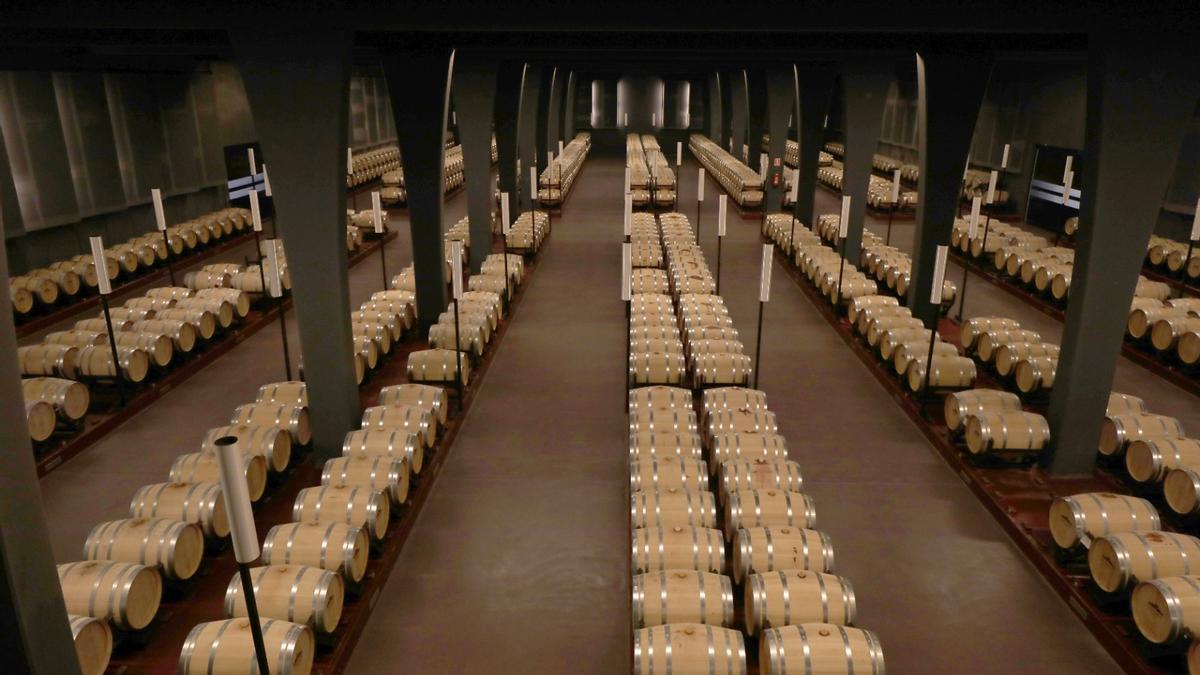 Bodegas Sommos, de la D. O. P. Barbastro, en una imagen de archivo.