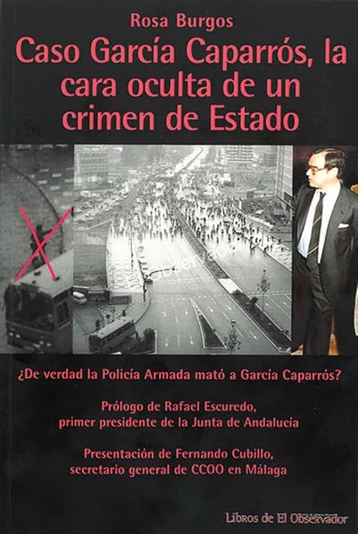 Portada del libro escrito por Rosa Burgos.