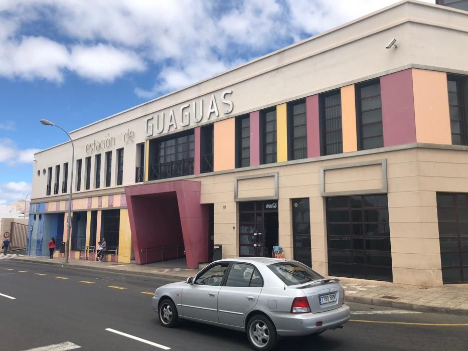 Hallado un feto sin vida en la estación de guaguas de Arrecife