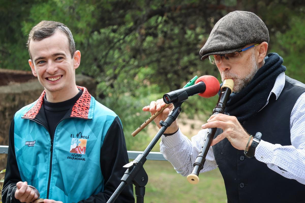 Foto de la actuación musical.