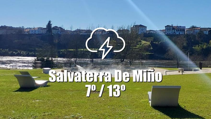 El tiempo en Salvaterra de Miño: previsión meteorológica para hoy, miércoles 27 de marzo