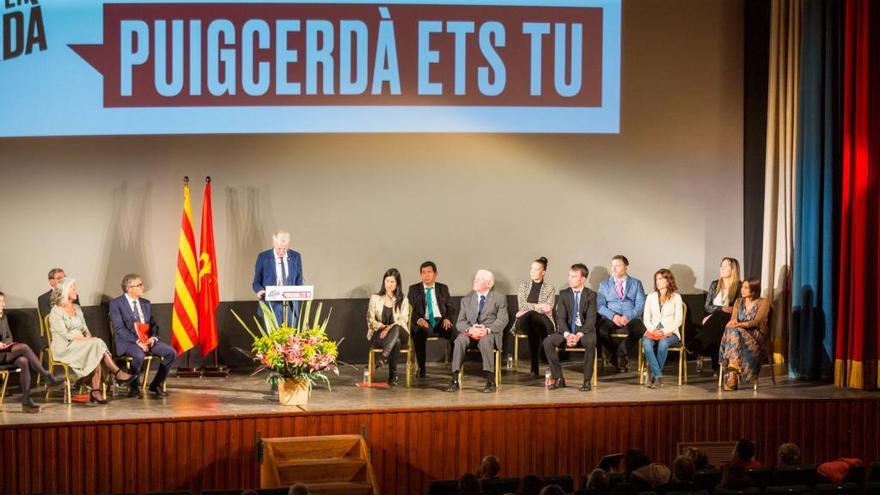 Junts per Puigcerdà tanca la campanya emfatitzant la gestió econòmica de Piñeira