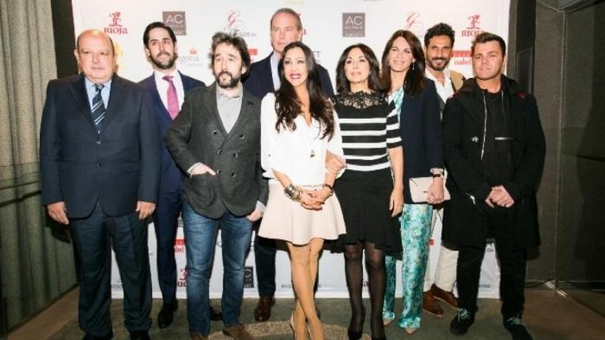 Miguel Luna, María Bravo, Isabel Gemio, Bertín Osborne y Fonsi Nieto, entre los asistentes a la presentación de la gala en Madrid.