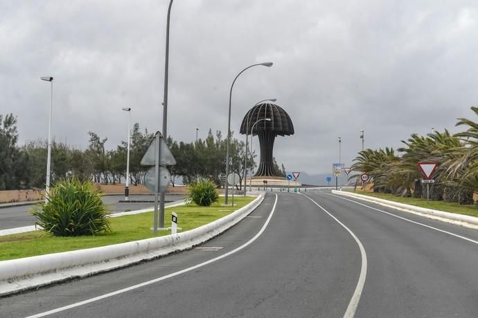 25-03-20 GRAN CANARIA. TELDE. TELDE. Recorrido por la ciudad de Telde para vera su desolación.   Fotos: Juan Castro.  | 25/03/2020 | Fotógrafo: Juan Carlos Castro