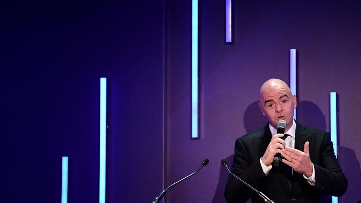 Infantino, el presidente de la FIFA