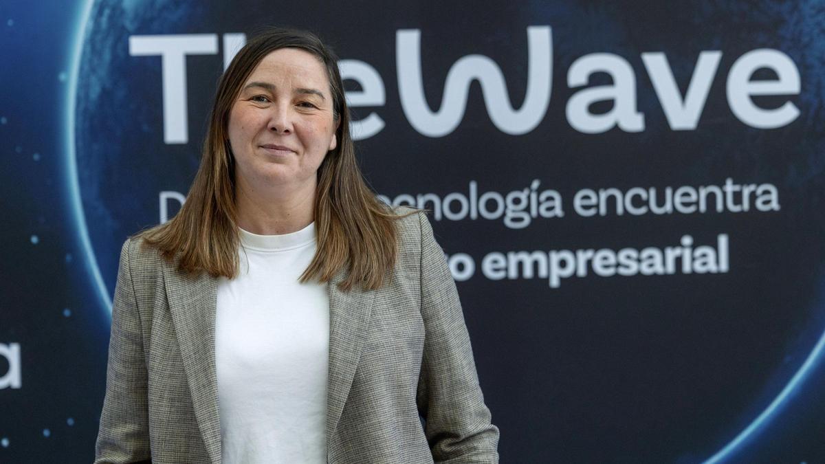Teba Lorenzo, directora de Soluciones de Negocio de TikTok, el pasado miércoles en el congreso The Wave de Zaragoza.