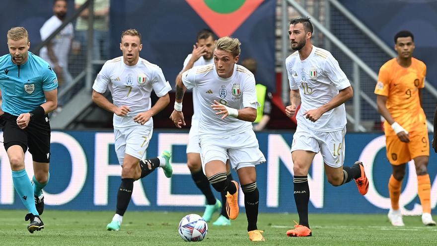 Italia sufre para acabar tercera en la Nations League