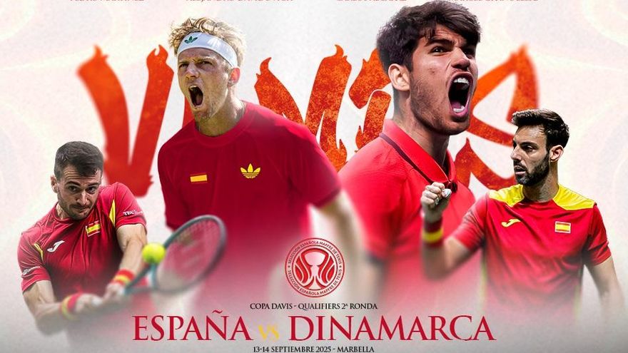Alcaraz y Davidovich jugarán la Copa Davis contra Dinamarca en Marbella