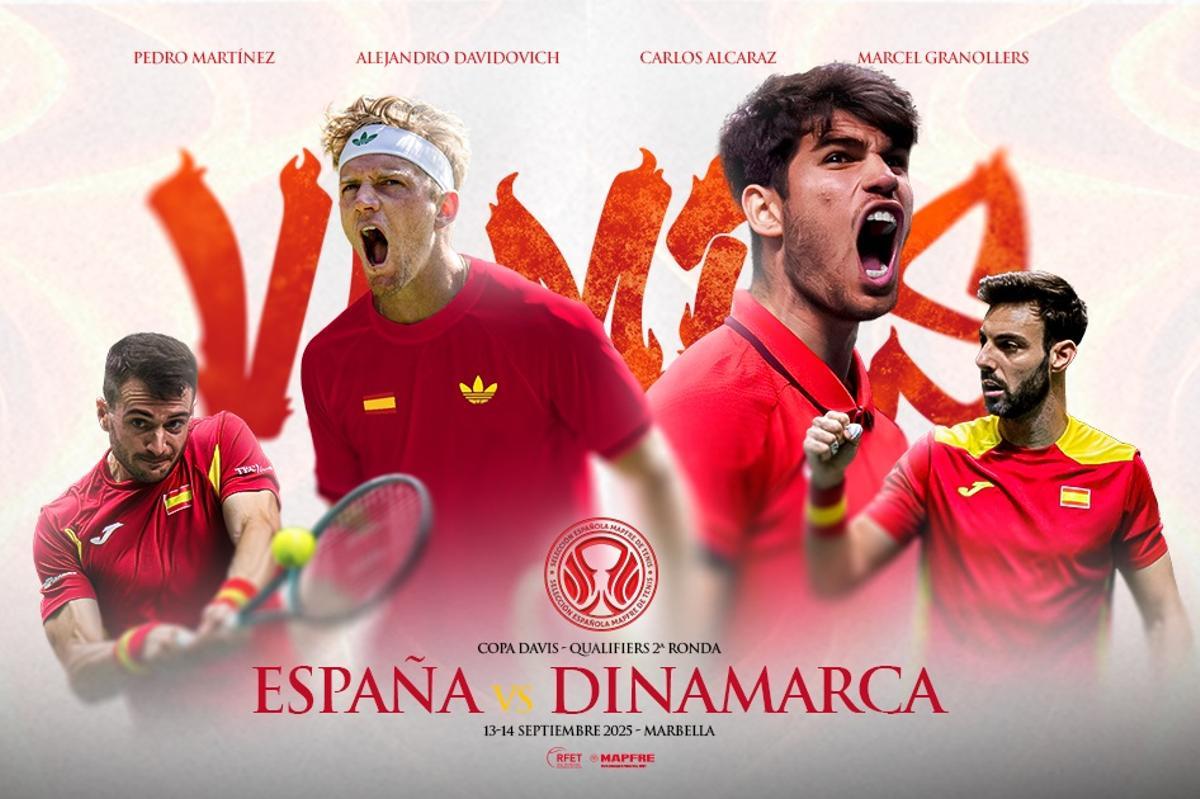 Alcaraz y Davidovich liderarán a la selección española en Marbella.