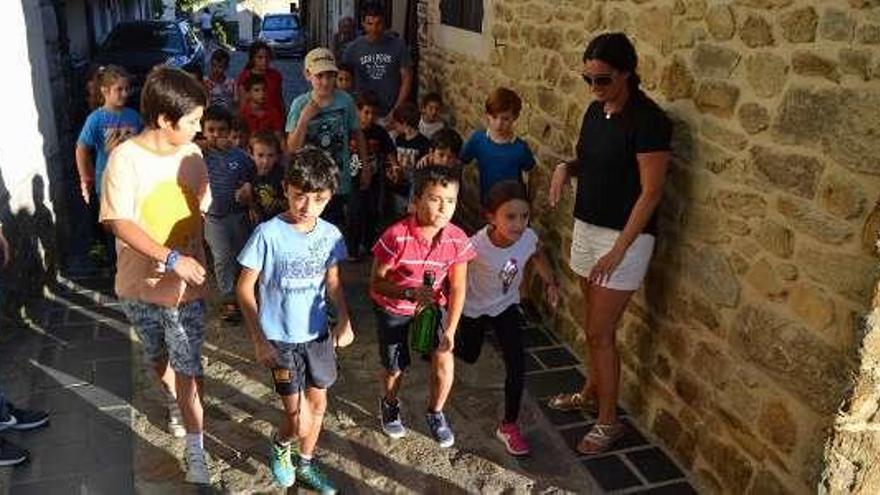 Participantes en el &quot;Asalto al Castillo&quot;.