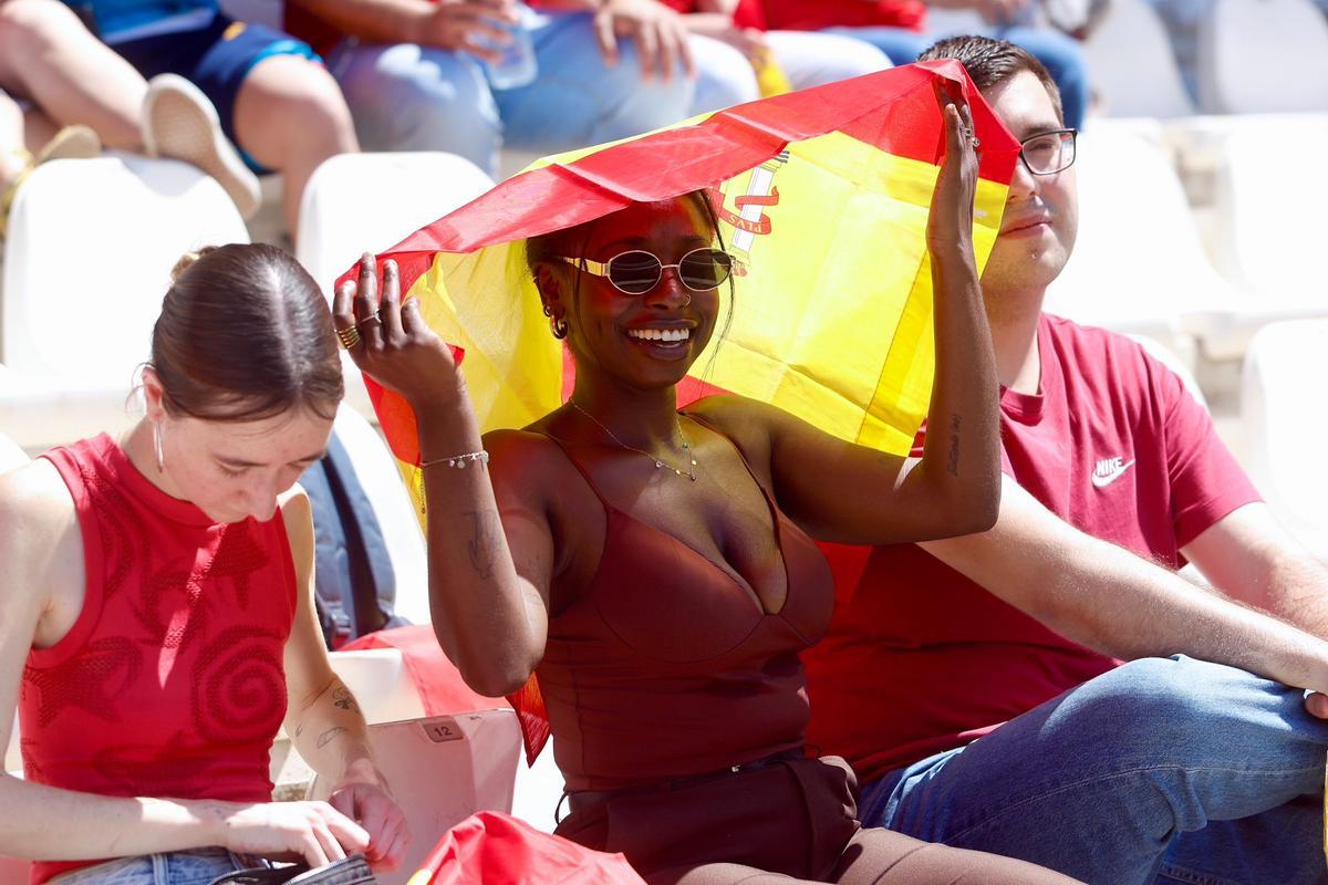 La afición de Córdoba, con la selección española