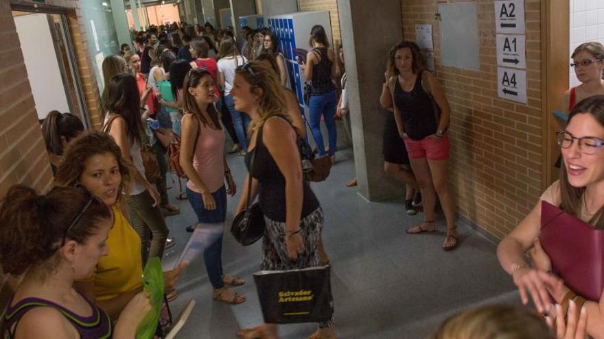 Opositores en la convocatoria del pasado verano