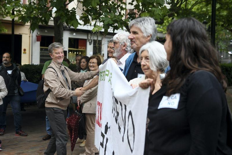 Manifestación contra el ICA en Zaragoza