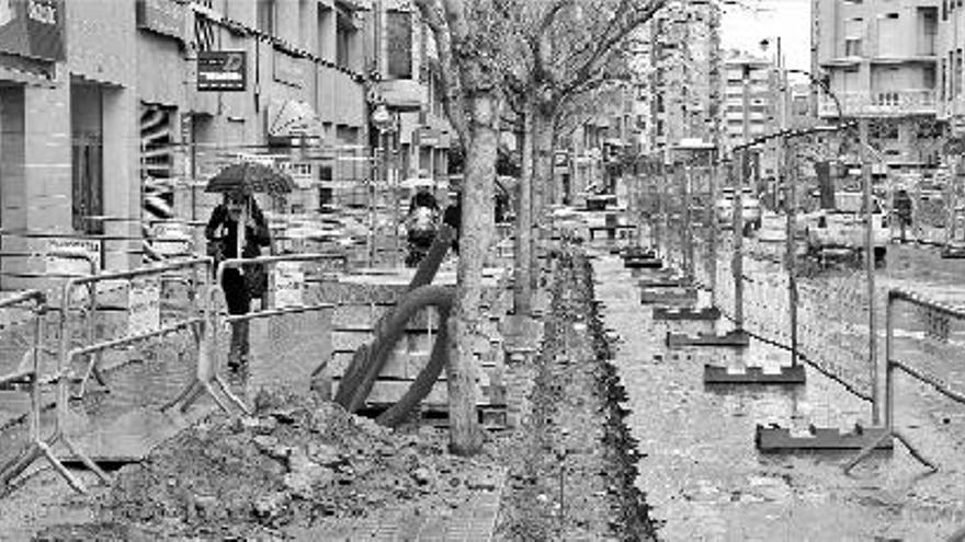 El ayuntamiento ha arrancado ya las obras en la avenida Doctor Clará.