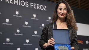 La productora Marisa Fernández ha recibido este sábado el premio Feroz por la película Un amor, la adaptación de la novela de Sara Mesa que ha dirigido la catalana Isabel Coixet, ha ganado el Premio Feroz Zinemaldia al ser la más votada de la Sección Oficial entre los periodistas que informan del Festival de cine de San Sebastián.