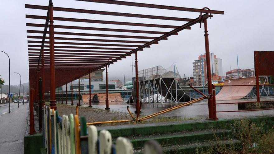 La lluvia retrasa el inicio de las obras del nuevo skatepark