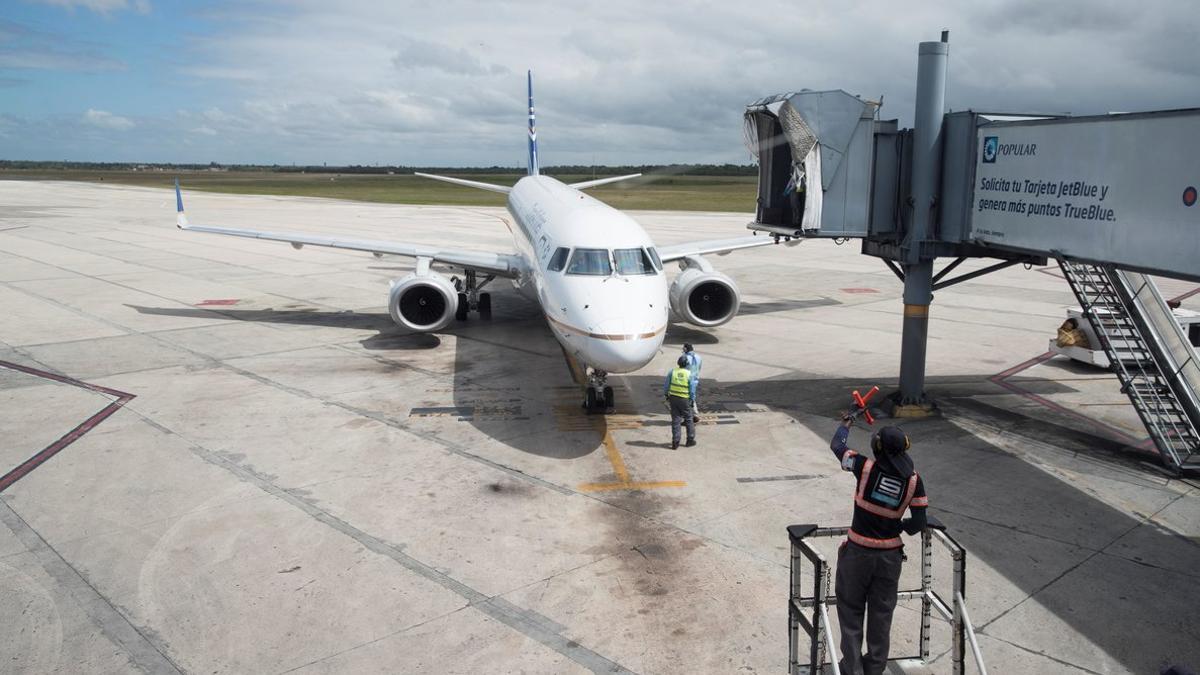 Imagen de archivo de un avión.