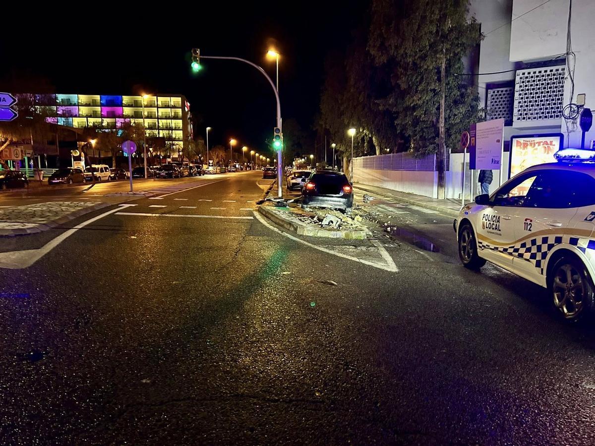 Alcúdia: tres nuevos accidentes, uno con alcoholemia positiva y dos con fuga