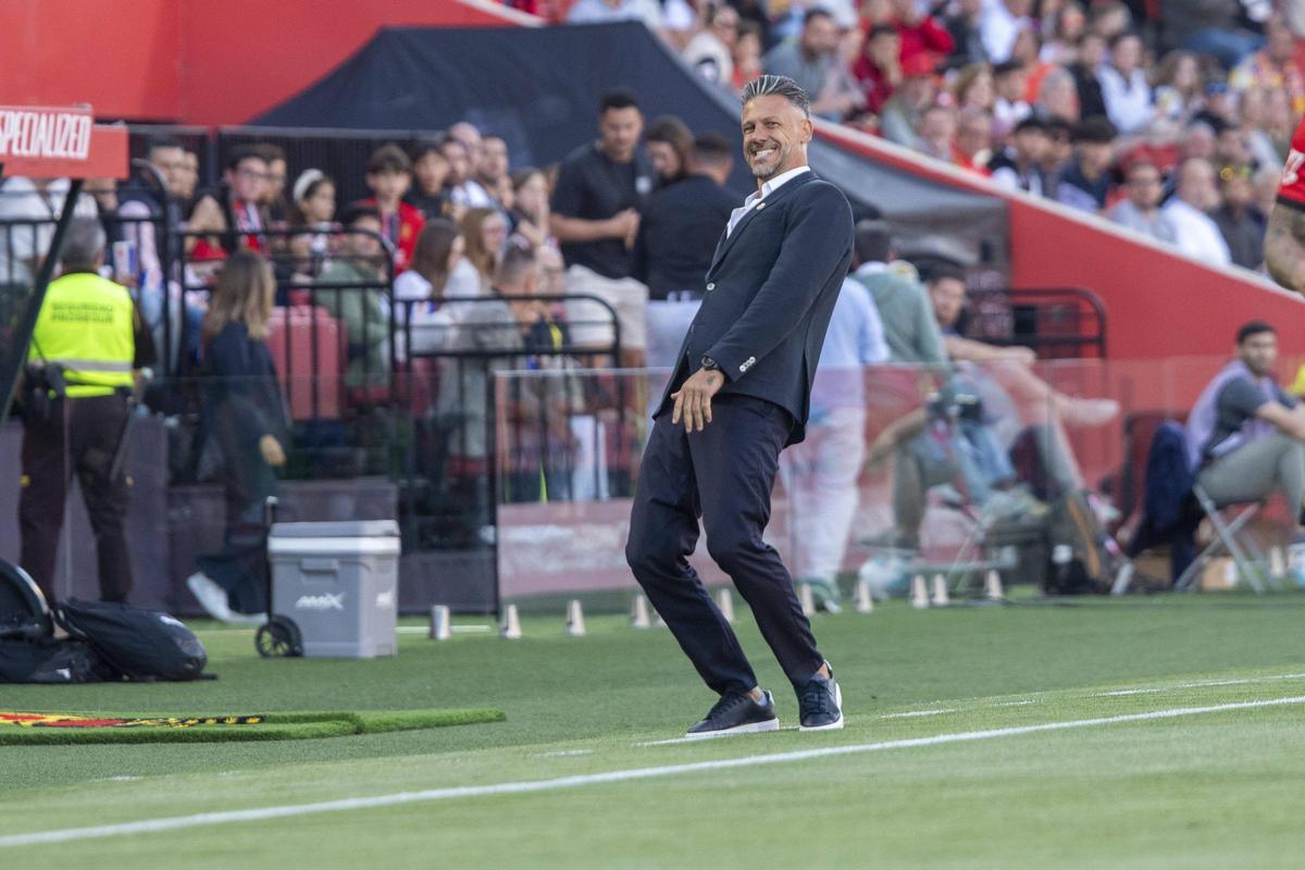 Demichelis se lamenta de una ocasión fallada por el Mallorca ante el Valencia