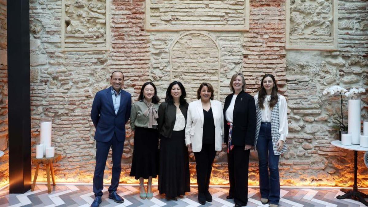 Algunos de los participantes del evento turístico.
