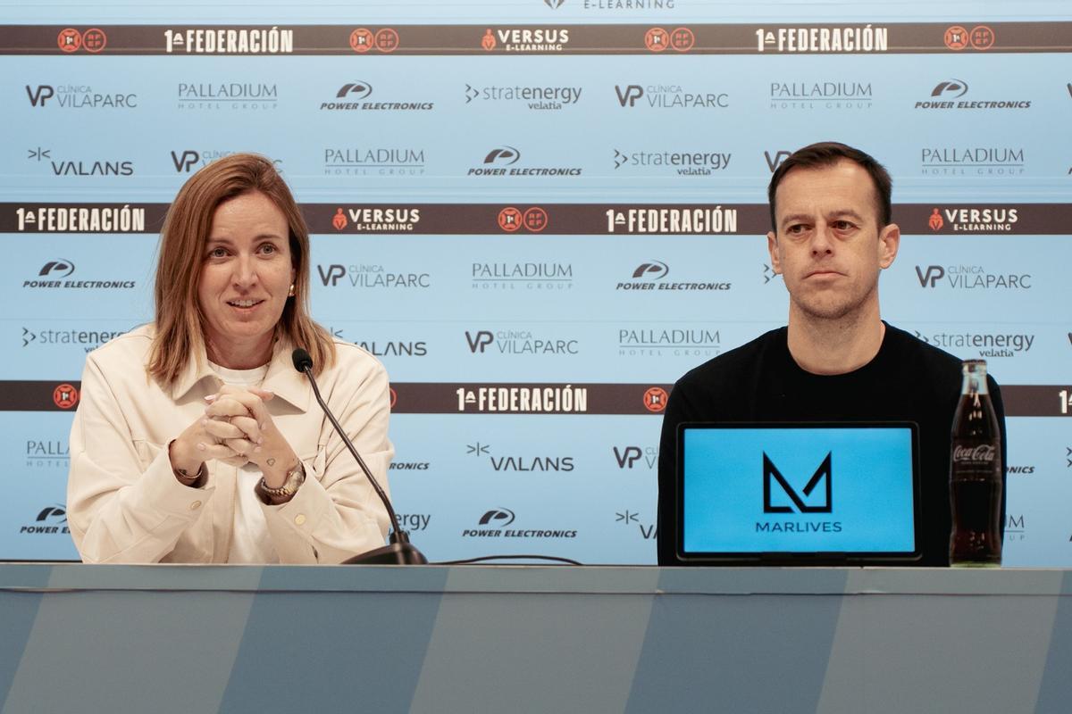 Catiana Fuster, junto a Javi Lara en la presentación de la Cursa de Ibiza X Aniversario