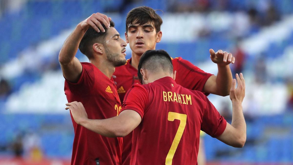 Brahim llegó a debutar con gol en la selección española.
