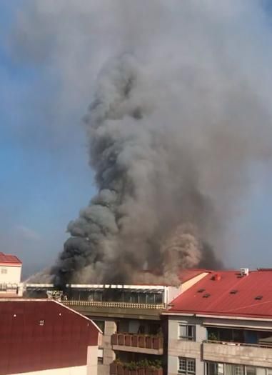 Tres heridos en un nuevo incendio en el centro de Ourense